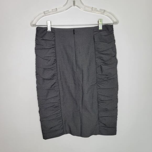 Anthropologie Cartonnier Alluring Sway Pencil Skirt 1940s Gray Women 4 - Picture 7 of 10